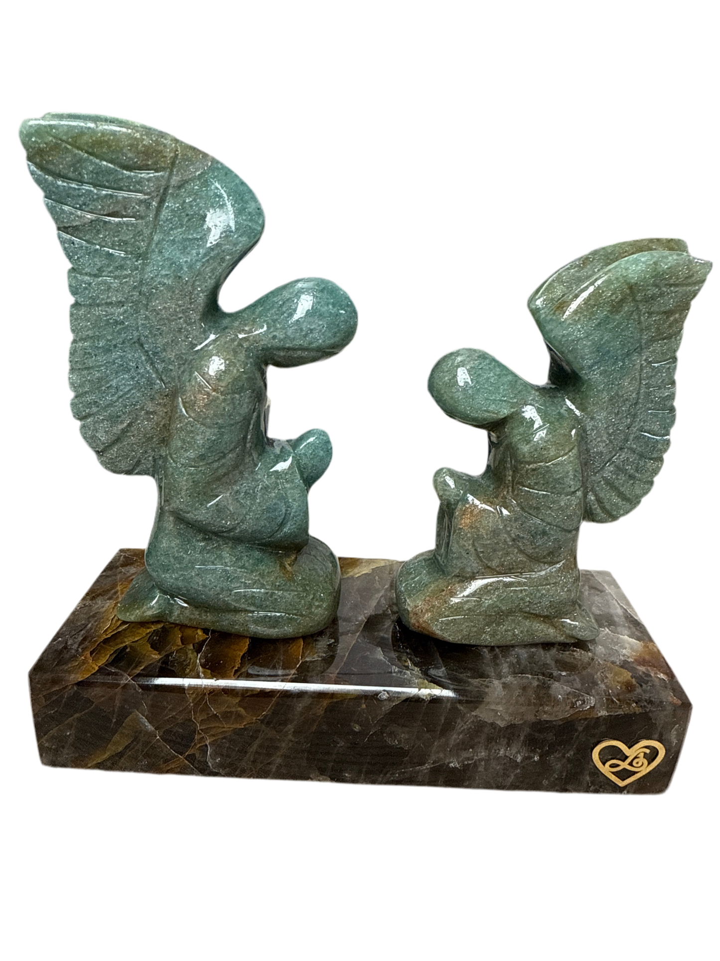 Leandro De Souza Two Praying Angels Set D