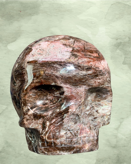 Load image into Gallery viewer, Fascia Jasper Magical Child Skull Carved by Leandro De Souza