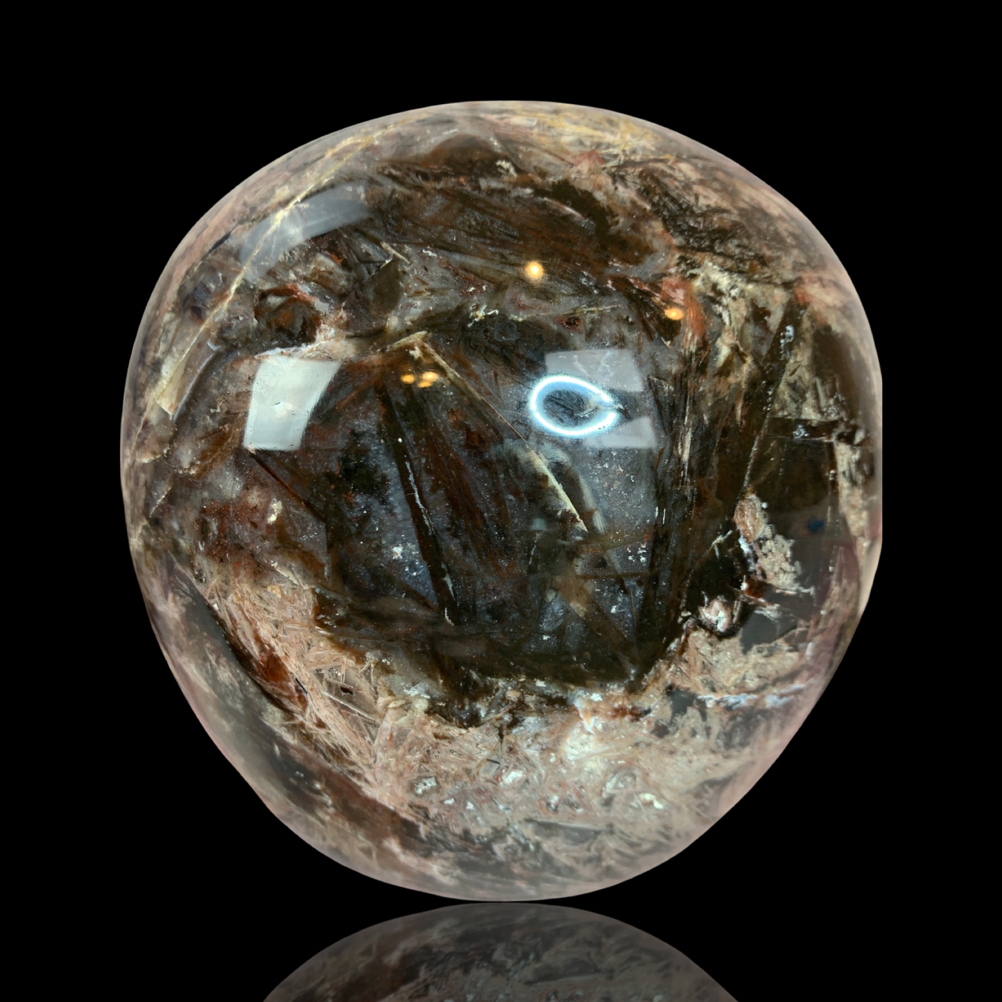 Fascia Jasper Magical Child Skull Carved by Leandro De Souza