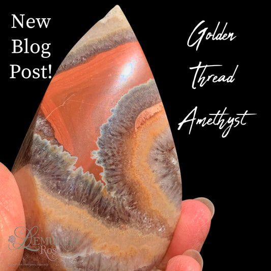 Golden Thread Amethyst: The Enchanted Cousin from Piauí