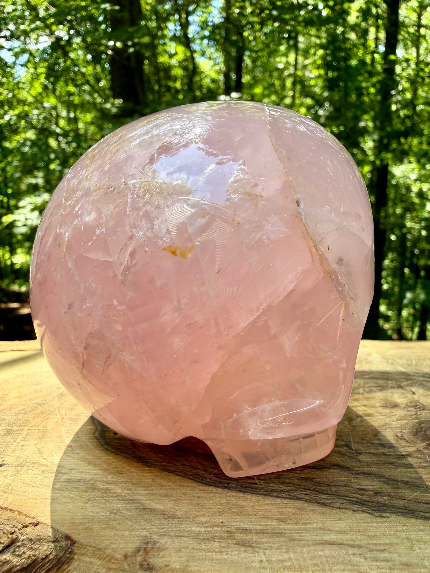 "Joy” Chatoyant Rose Quartz Magical Child by Leandro De Souza