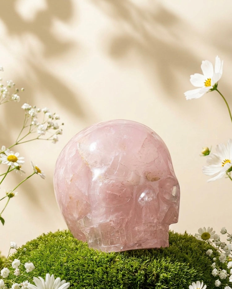 "Joy” Chatoyant Rose Quartz Magical Child by Leandro De Souza