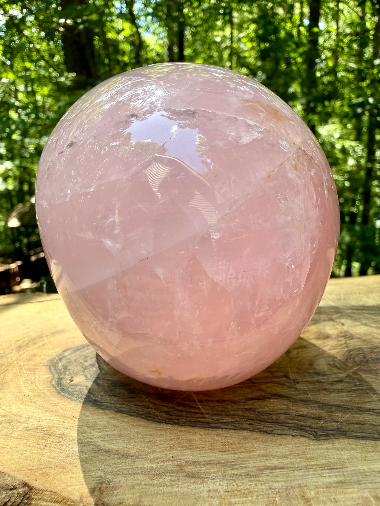 "Joy” Chatoyant Rose Quartz Magical Child by Leandro De Souza