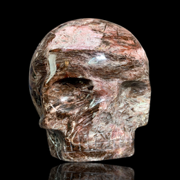 Load image into Gallery viewer, Fascia Jasper Magical Child Skull Carved by Leandro De Souza
