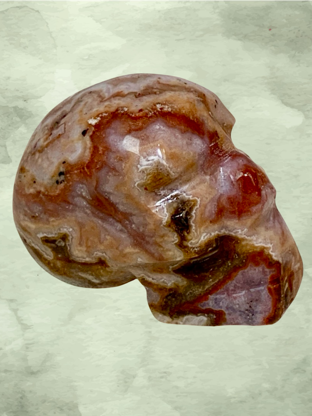 Fascia Jasper Mini Skulls