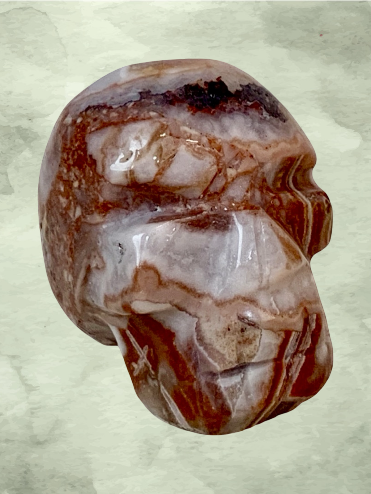 Fascia Jasper Mini Skulls