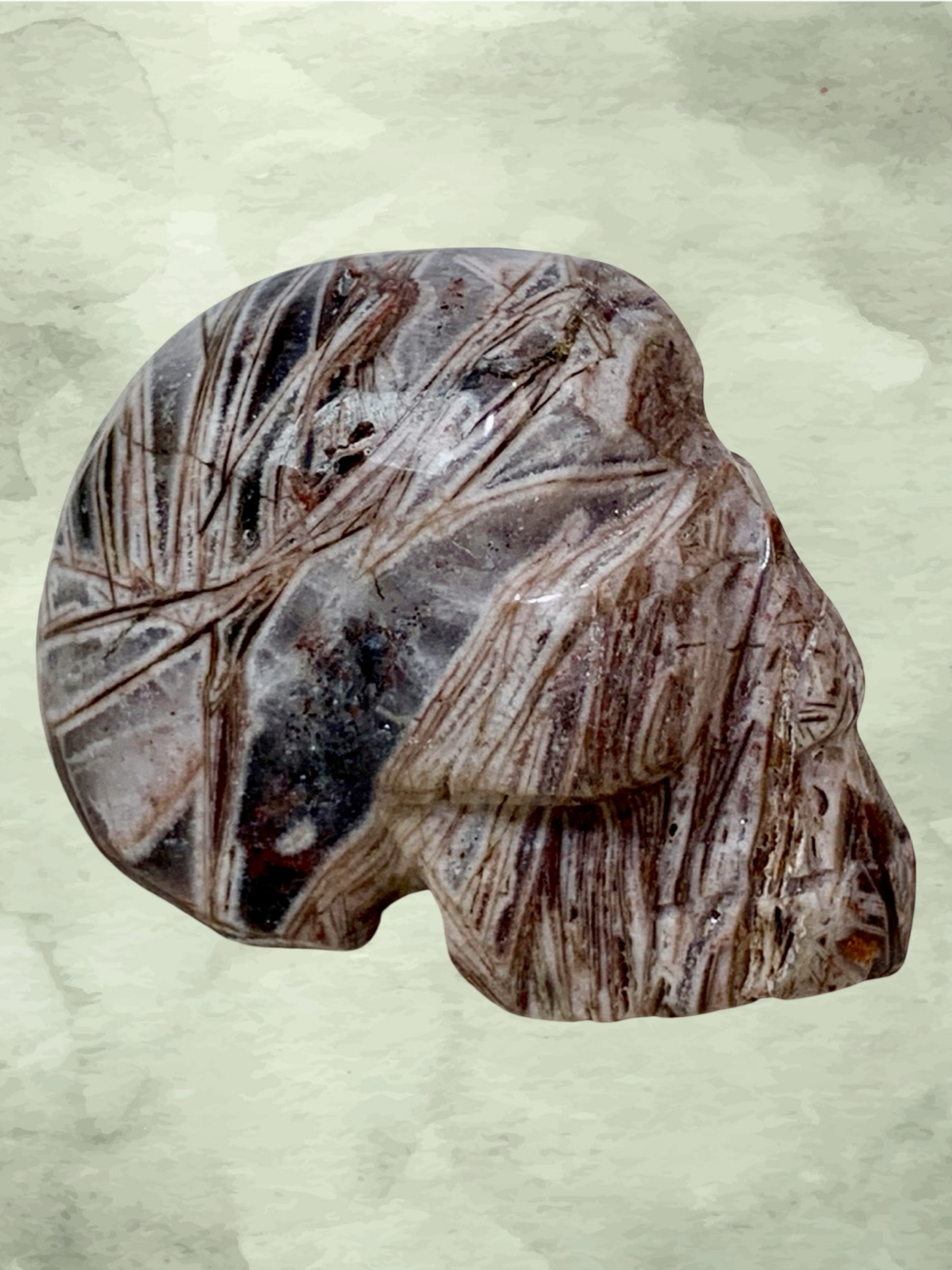 Fascia Jasper Mini Skulls