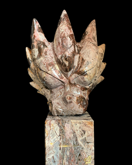 Load image into Gallery viewer, Leandro De Souza 100#1 Fascia Jasper Dragon "Drakon"

