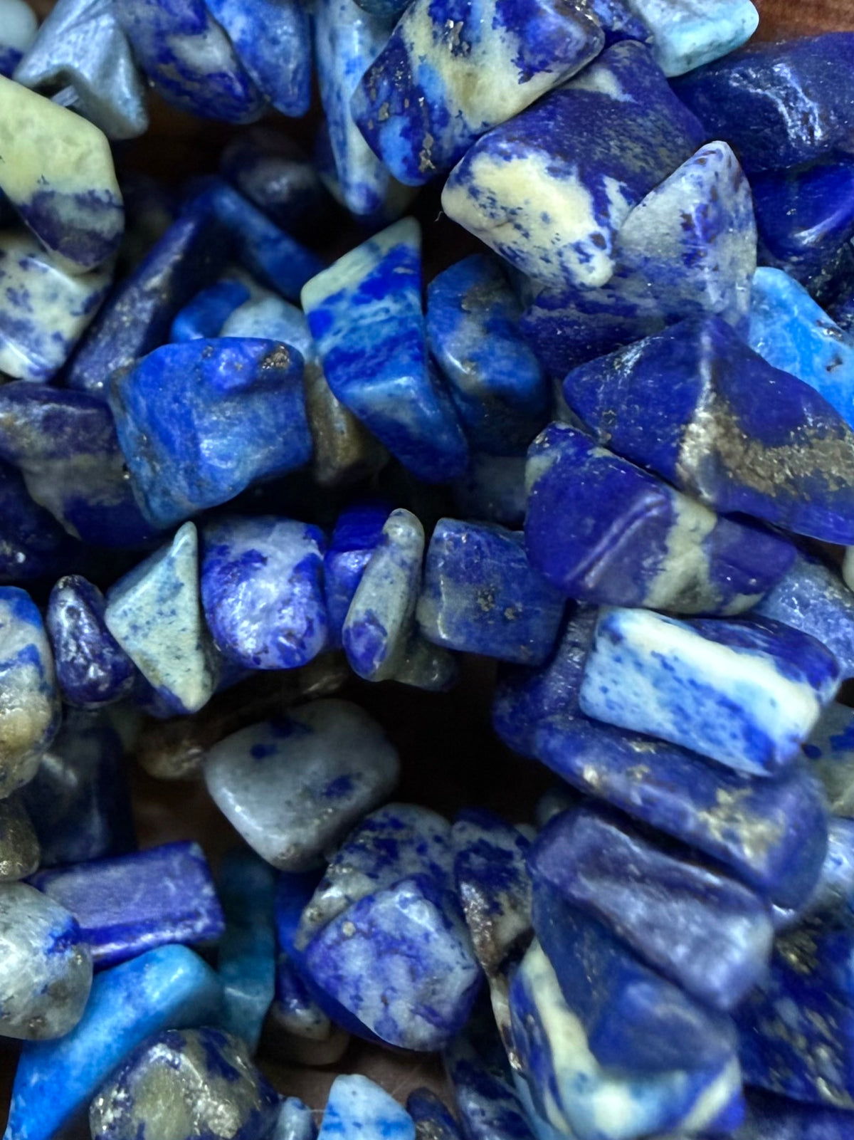Lapis Lazuli Long Chip Necklace