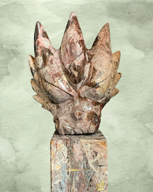Leandro De Souza 100#1 Fascia Jasper Dragon "Drakon"