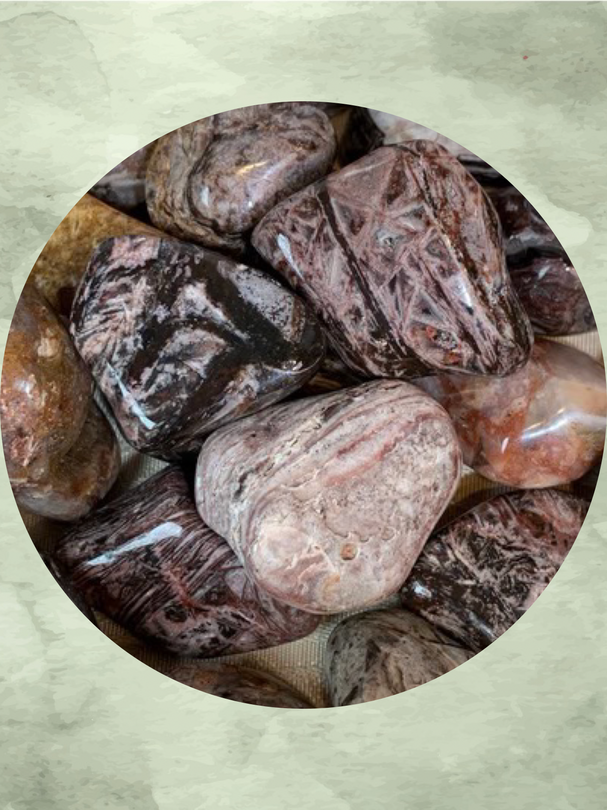 Fascia Jasper Tumbles