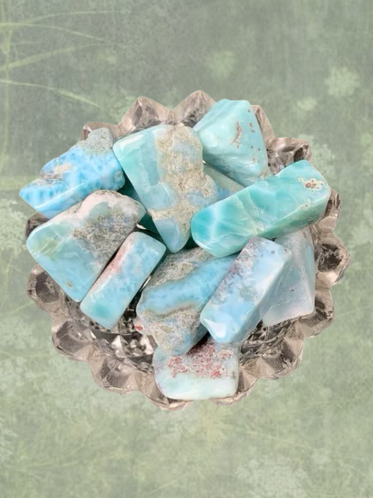 Larimar Tumbles-Single pieces