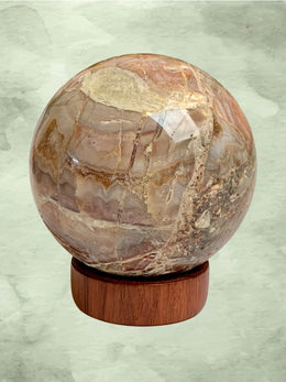 Load image into Gallery viewer, Artisan Carved Sphere Stands-10 different woods!
