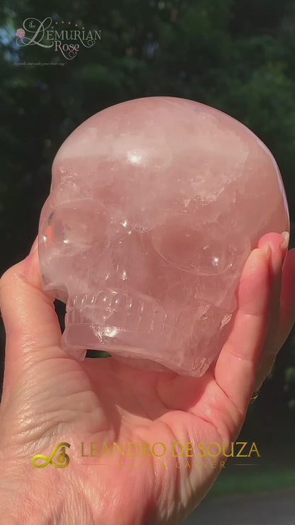 "Joy” Chatoyant Rose Quartz Magical Child by Leandro De Souza