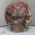 Load and play video in Gallery viewer, Fascia Jasper Magical Child Skull Carved by Leandro De Souza
