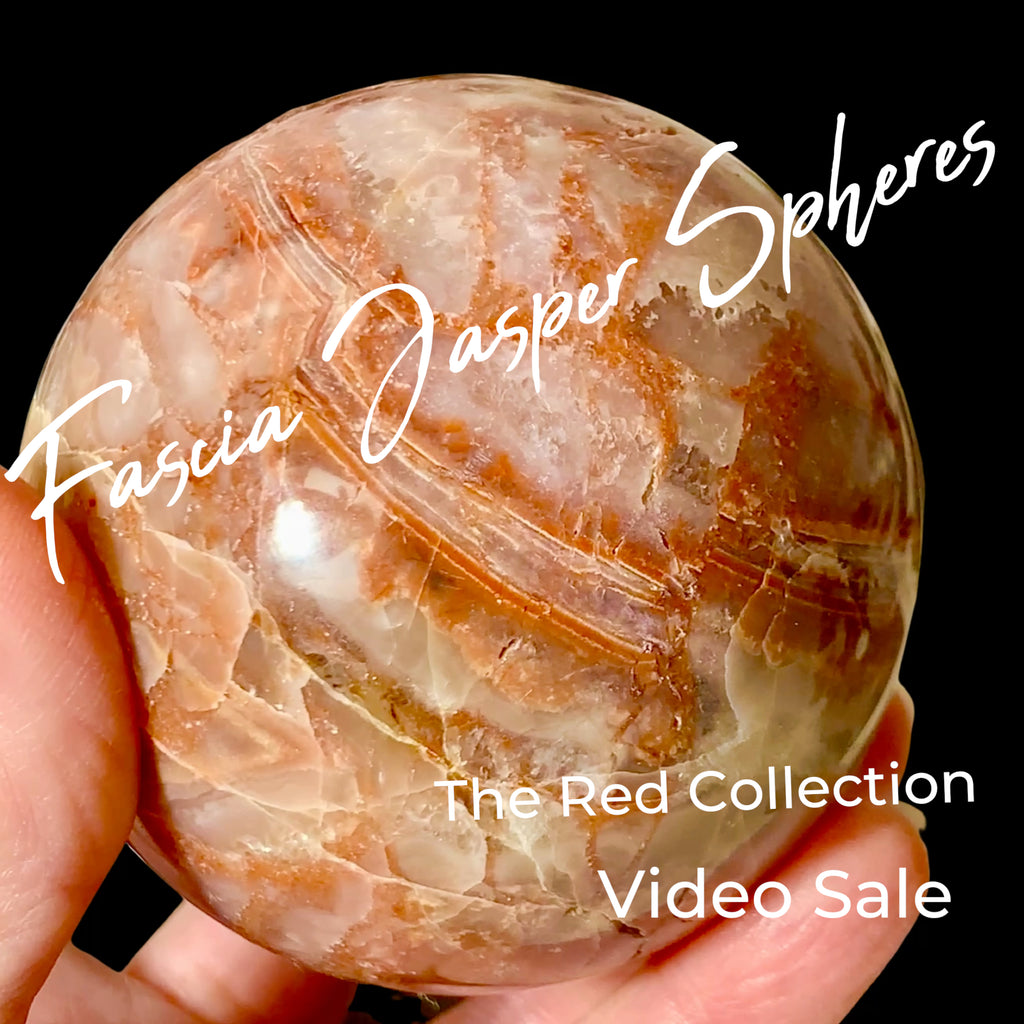 Fascia Jasper Spheres- The Red Collection