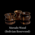 Load image into Gallery viewer, Artisan Carved Sphere Stands-10 different woods!
