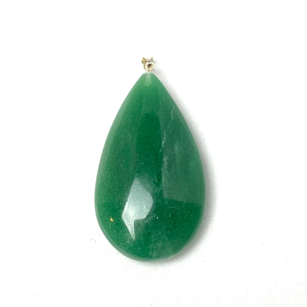 Green Aventurine Drop Pendant